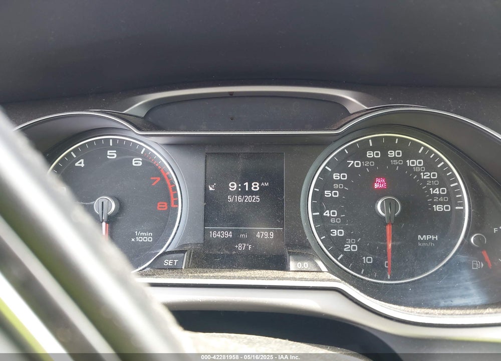 2013 AUDI A4 VIN: WAUHFAFLXDN032260