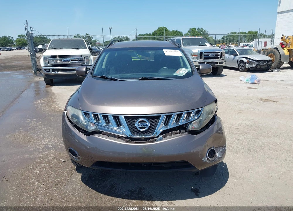 2009 NISSAN MURANO S VIN: JN8AZ18U89W011902