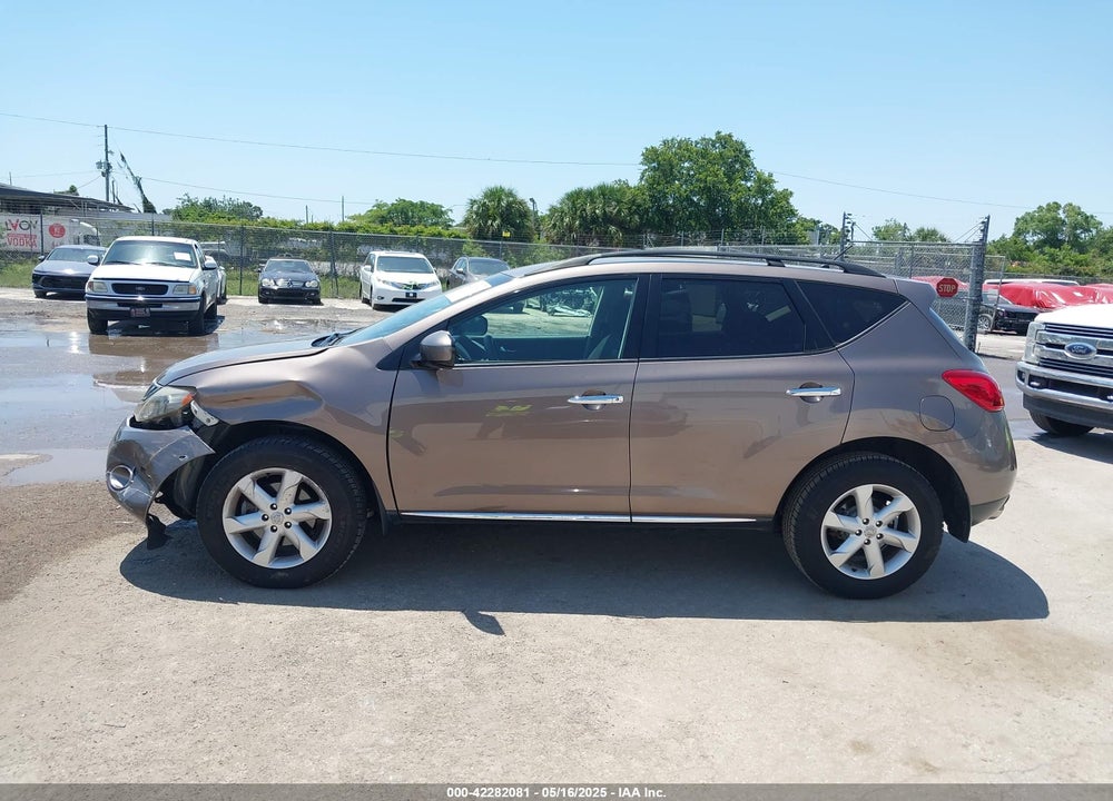 2009 NISSAN MURANO S VIN: JN8AZ18U89W011902