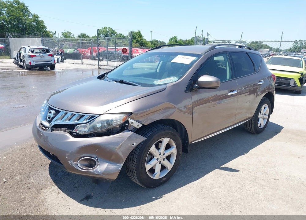 2009 NISSAN MURANO S VIN: JN8AZ18U89W011902