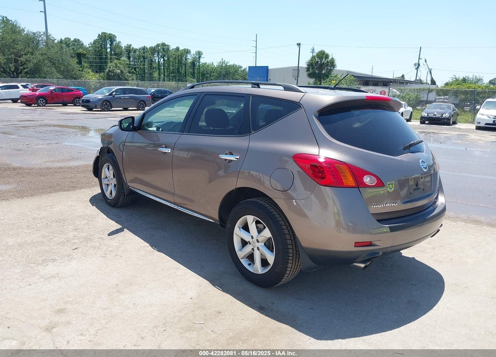 2009 NISSAN MURANO S VIN: JN8AZ18U89W011902