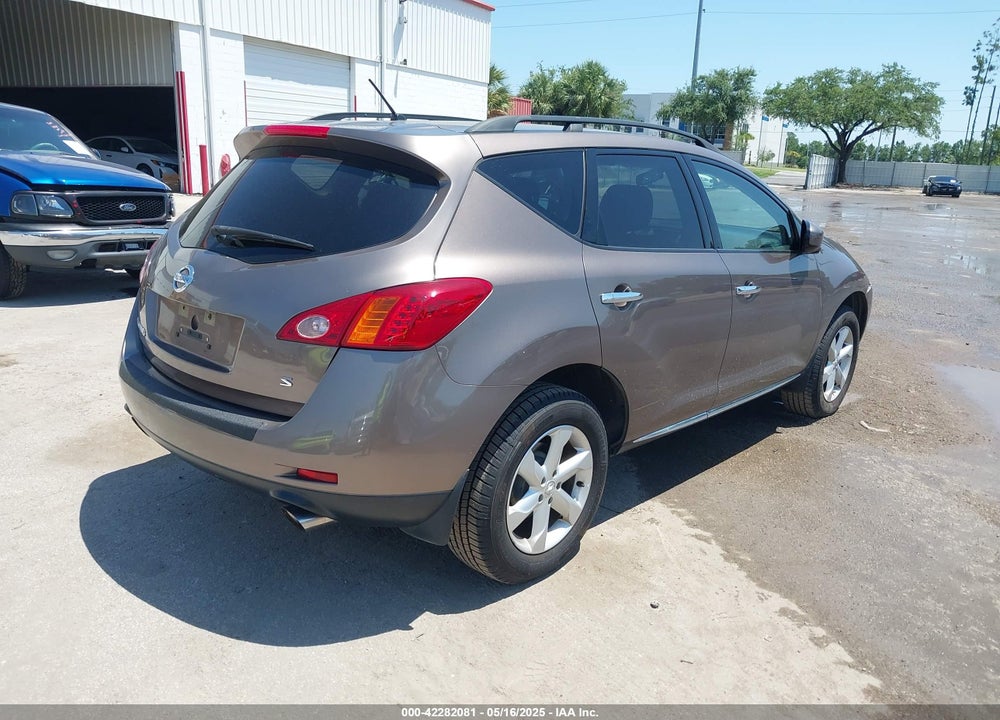 2009 NISSAN MURANO S VIN: JN8AZ18U89W011902