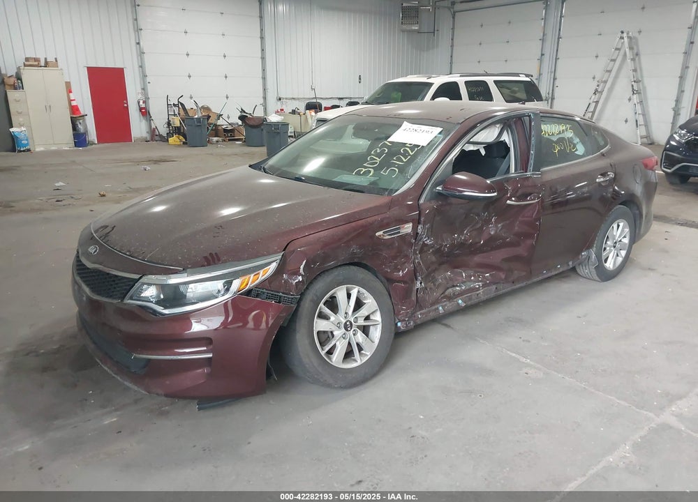 2016 KIA OPTIMA LX VIN: 5XXGT4L38GG109351