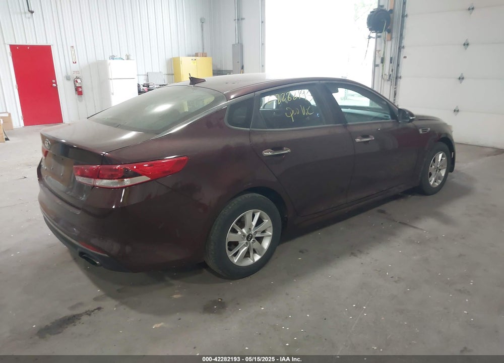 2016 KIA OPTIMA LX VIN: 5XXGT4L38GG109351