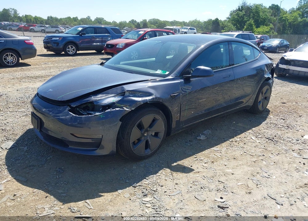 2022 TESLA MODEL 3 LONG RANGE DUAL MOTOR ALL-WHEEL DRIVE VIN: 5YJ3E1EB7NF160545