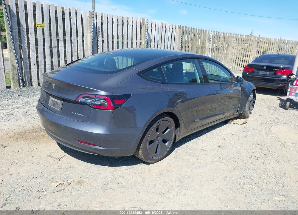 2022 TESLA MODEL 3 LONG RANGE DUAL MOTOR ALL-WHEEL DRIVE VIN: 5YJ3E1EB7NF160545