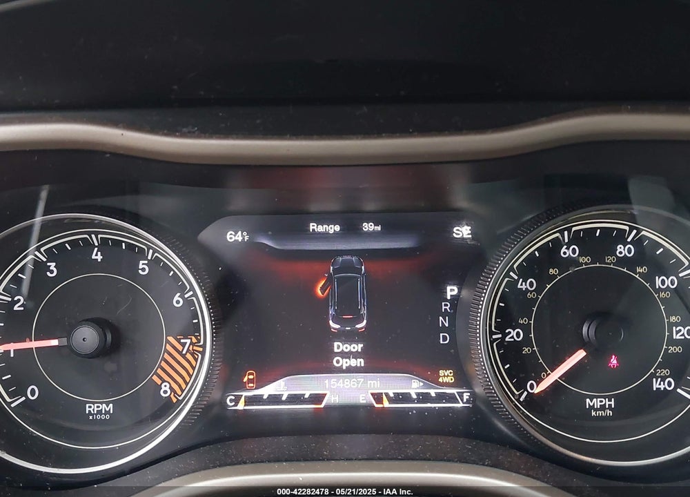 2014 JEEP CHEROKEE VIN: 1C4PJMDS5EW282557
