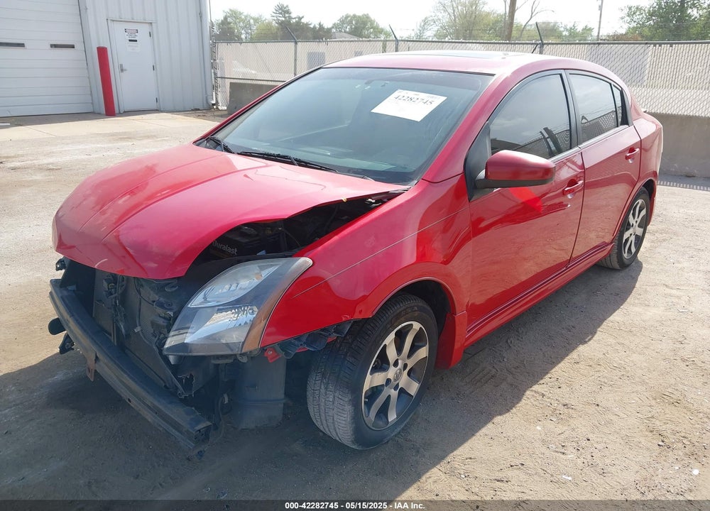 2012 NISSAN SENTRA 2.0 SR VIN: 3N1AB6AP2CL647006