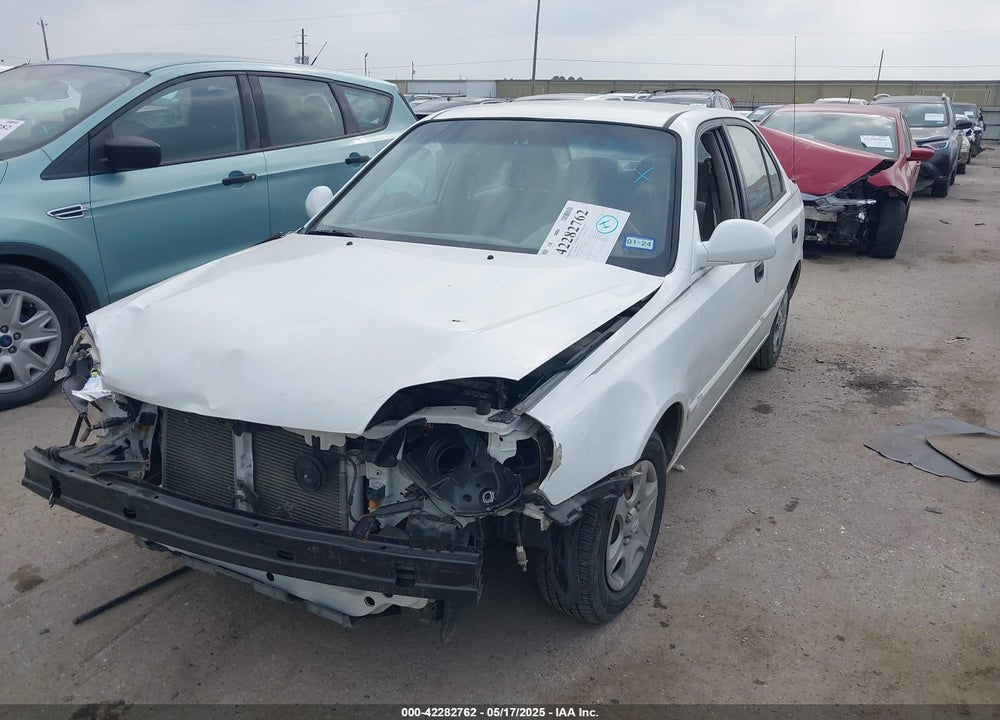 2005 HYUNDAI ACCENT GLS VIN: KMHCG45C05U595012