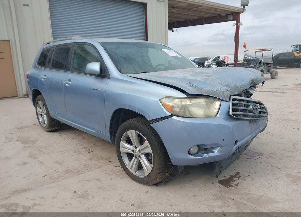 2008 TOYOTA HIGHLANDER SPORT VIN: JTEDS43A982008200