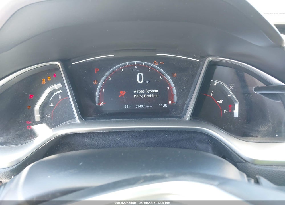 2019 HONDA CIVIC SPORT VIN: 2HGFC2F86KH605828