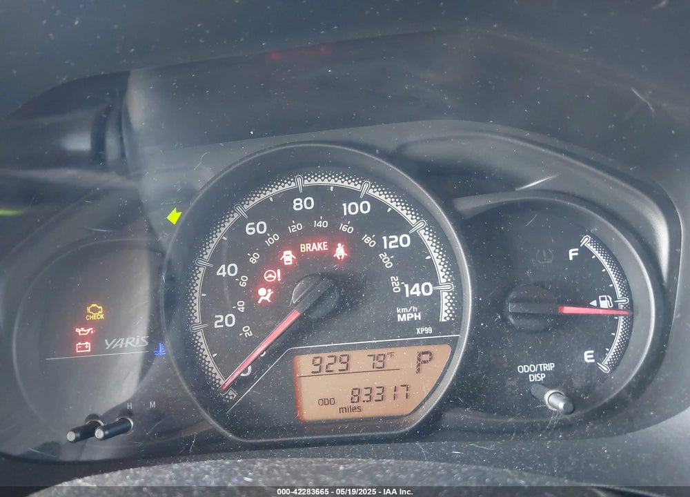 2015 TOYOTA YARIS LE VIN: VNKKTUD3XFA020634
