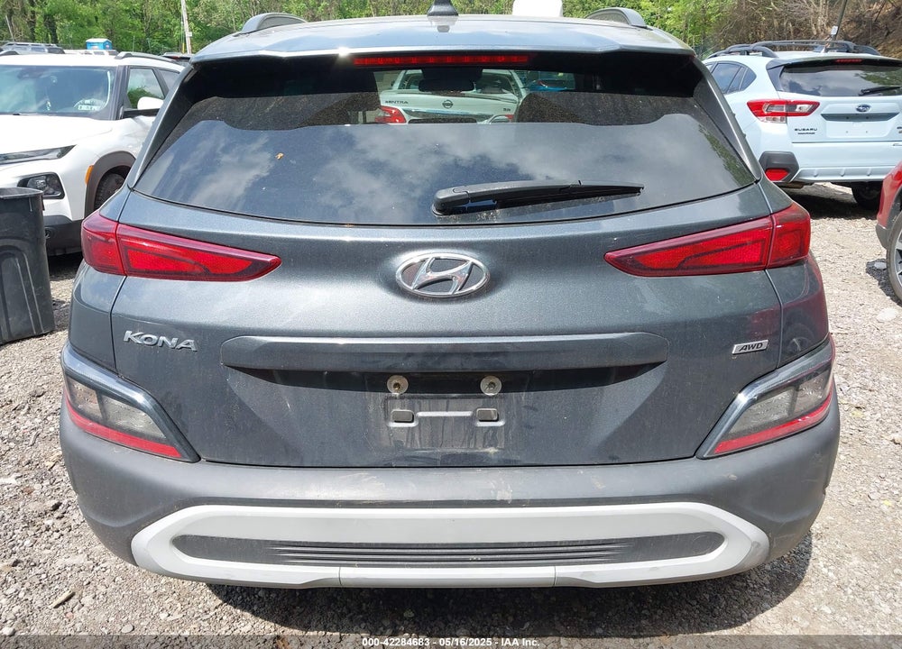 2022 HYUNDAI KONA SEL VIN: KM8K6CAB7NU825795