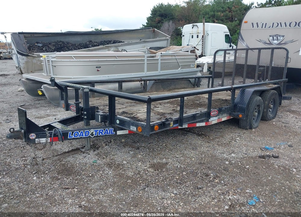 2022 LOAD TRAIL 16\' CAR HAULER TRAILER VIN: 4ZECH1620N1242952