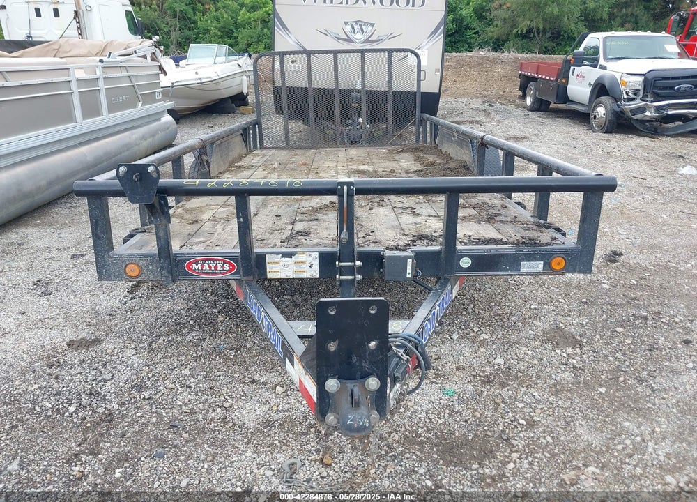 2022 LOAD TRAIL 16\' CAR HAULER TRAILER VIN: 4ZECH1620N1242952