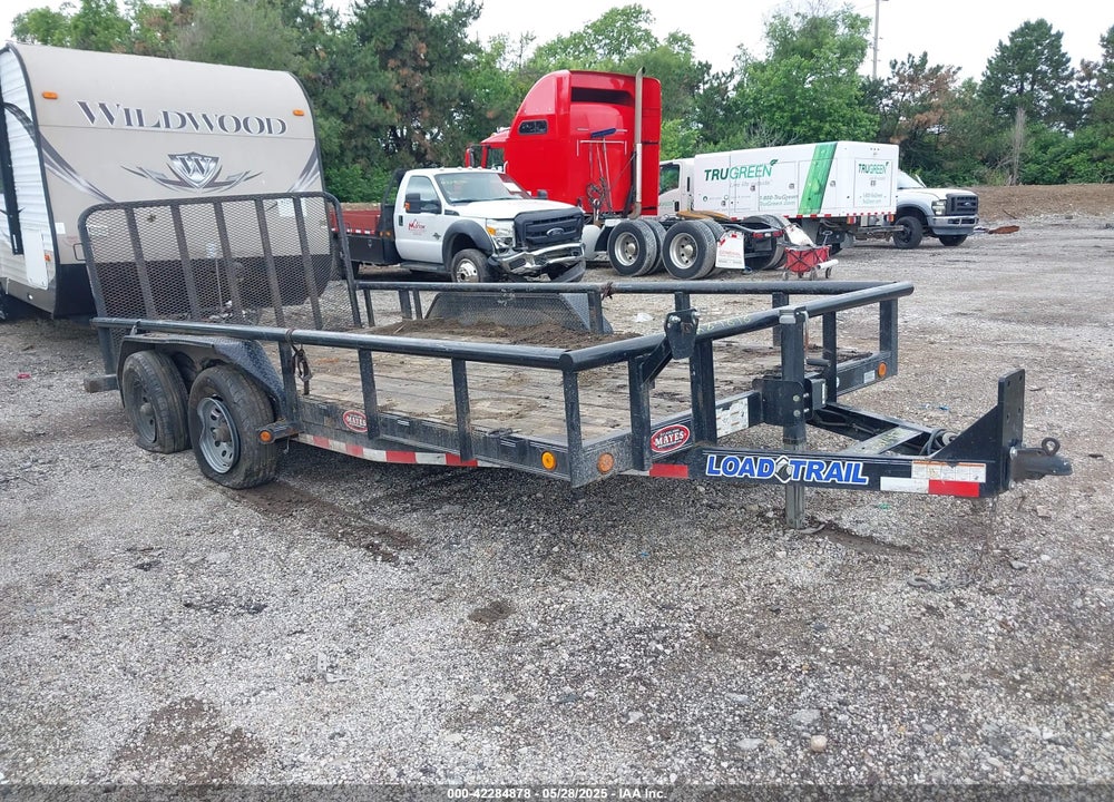 2022 LOAD TRAIL 16\' CAR HAULER TRAILER VIN: 4ZECH1620N1242952