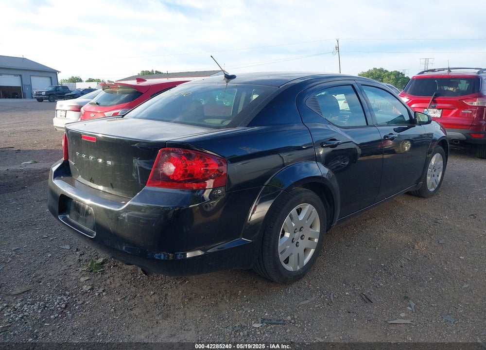 2011 DODGE AVENGER VIN: 1B3BD4FB9BN545330