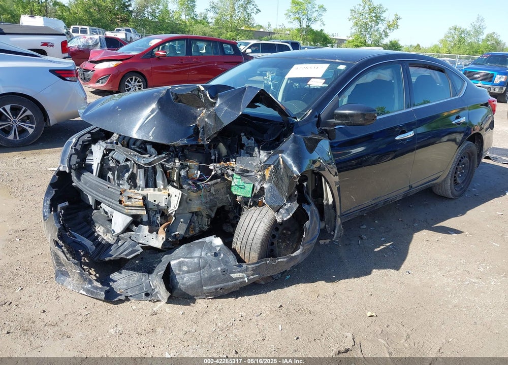 2017 NISSAN SENTRA SV VIN: 3N1AB7AP2HY288885