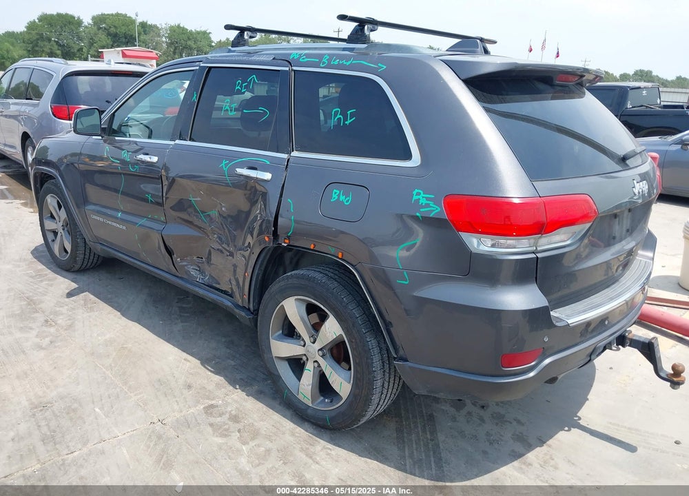 2014 JEEP GRAND CHEROKEE OVERLAND VIN: 1C4RJECG2EC523763