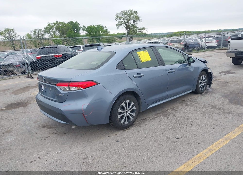 2022 TOYOTA COROLLA HYBRID LE VIN: JTDEAMDE7NJ037256