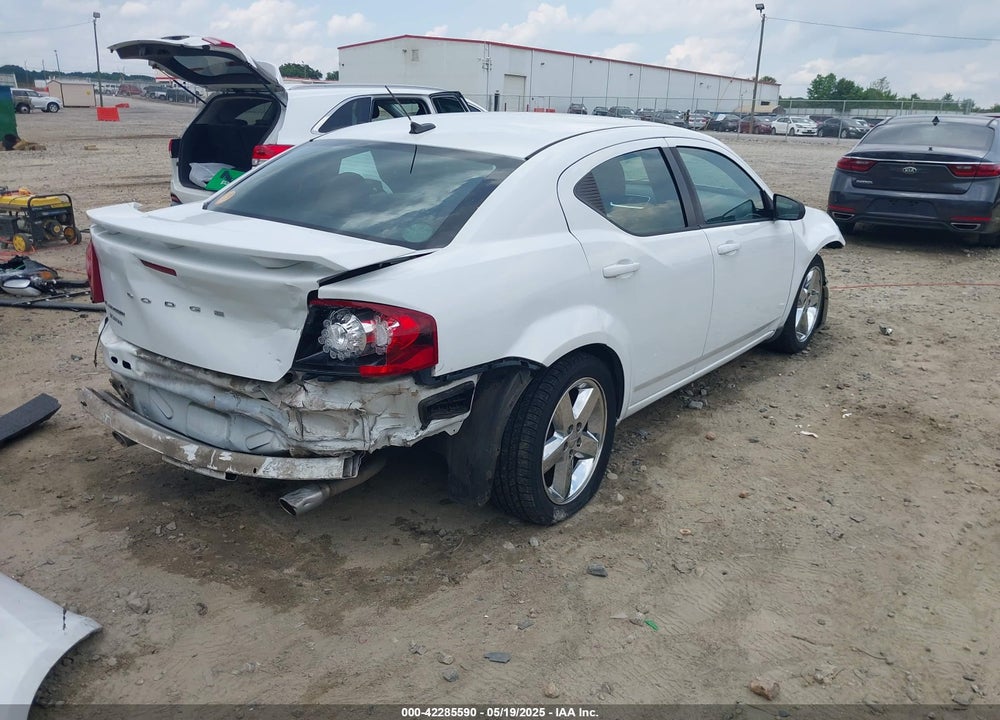 2013 DODGE AVENGER SE V6 VIN: 1C3CDZAG1DN771422