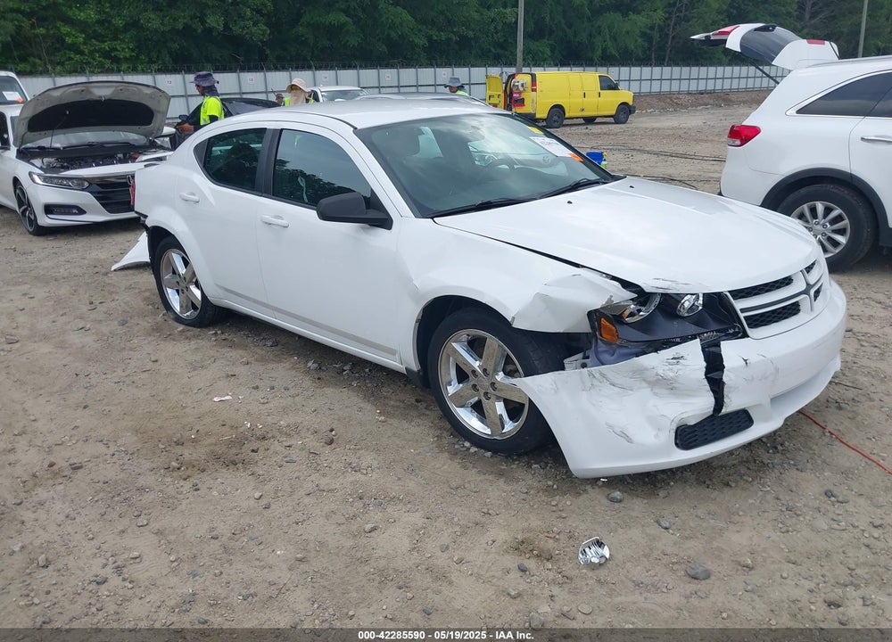 2013 DODGE AVENGER SE V6 VIN: 1C3CDZAG1DN771422