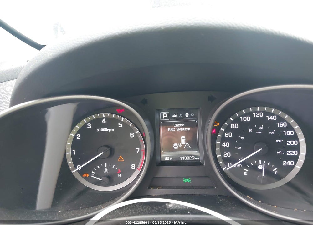 2017 HYUNDAI SANTA FE SPORT VIN: 5XYZUDLB1HG416452