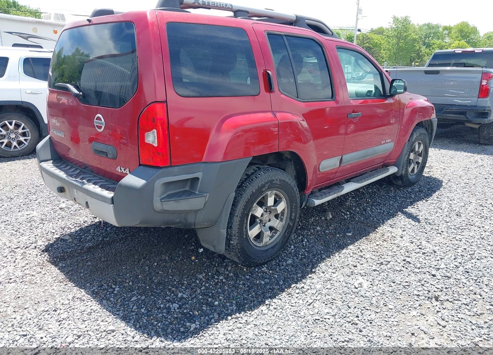 2010 NISSAN XTERRA VIN: 5N1AN0NW2AC504502