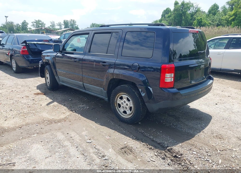 2011 JEEP PATRIOT VIN: 1J4NT1GA6BD175490
