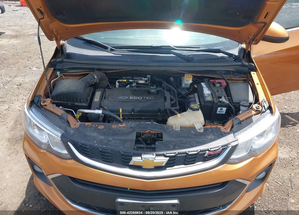 2018 CHEVROLET SONIC VIN: 1G1JD6SH9J4134586