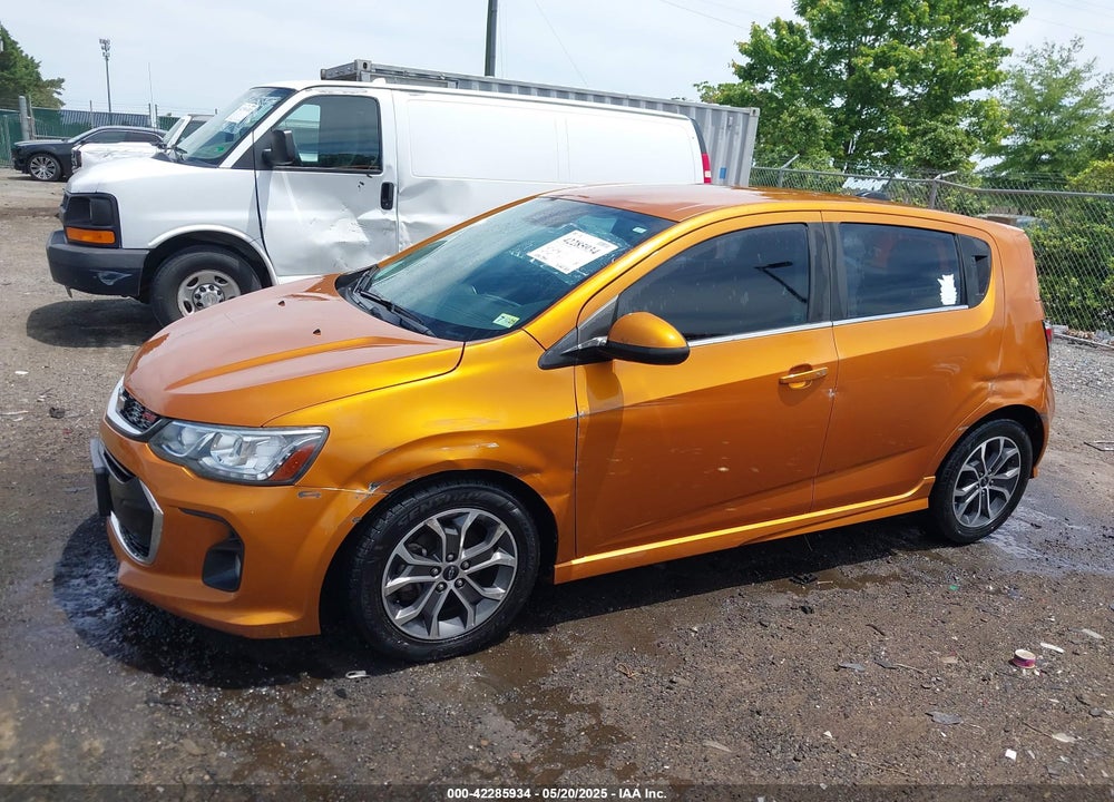 2018 CHEVROLET SONIC VIN: 1G1JD6SH9J4134586