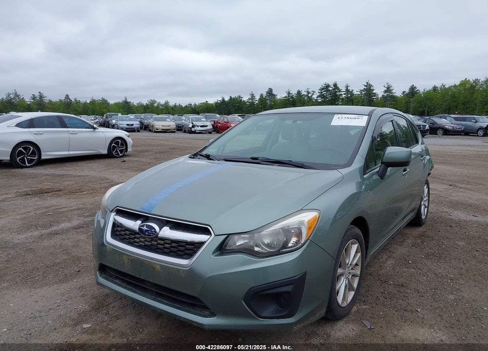 2014 SUBARU IMPREZA 2.0I PREMIUM VIN: JF1GPAC65E9276750