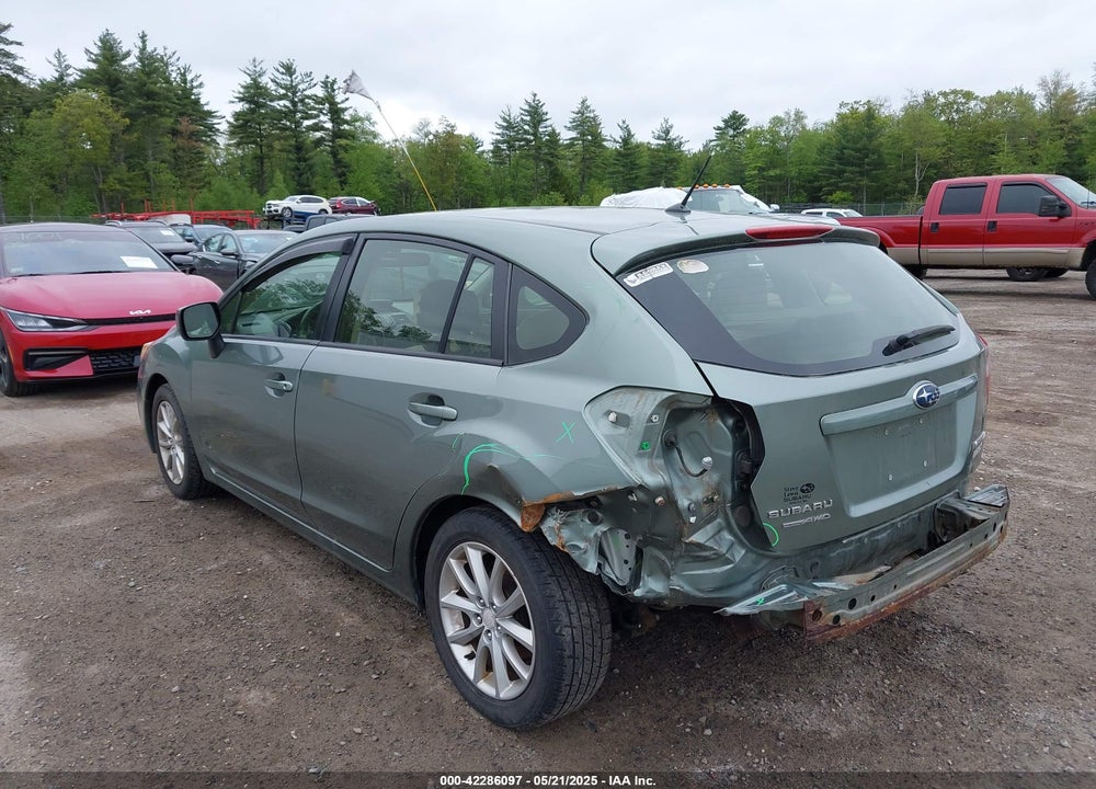 2014 SUBARU IMPREZA 2.0I PREMIUM VIN: JF1GPAC65E9276750