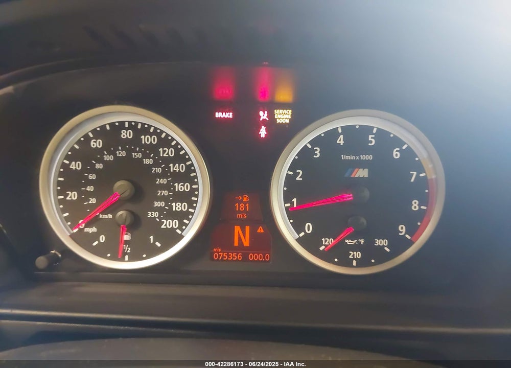 2006 BMW M5 VIN: WBSNB93576B581935