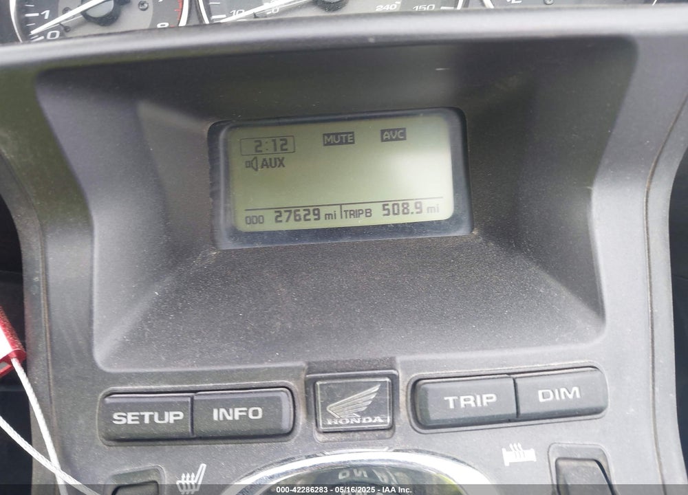 2012 HONDA GL1800 VIN: JH2SC68G4CK002273