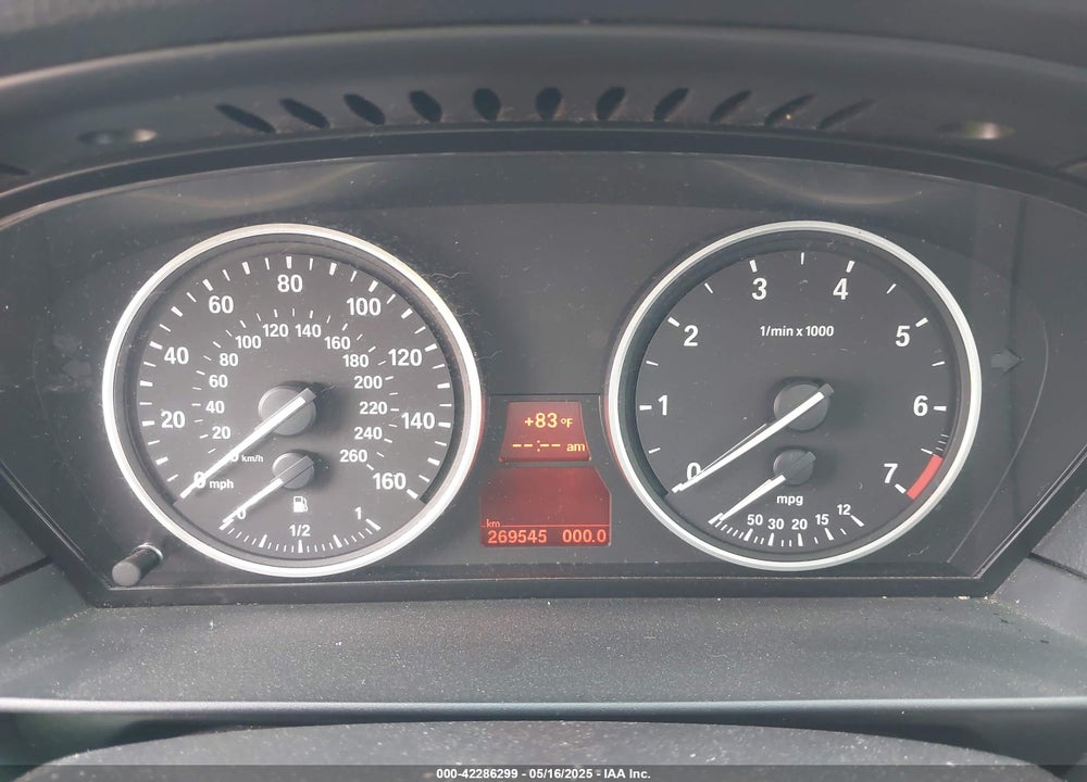 2008 BMW 550I VIN: WBANW53538CT51484