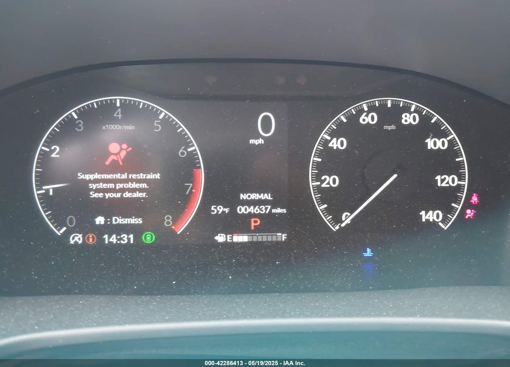 2025 HONDA CR-V VIN: 2HKRS4H75SH419400