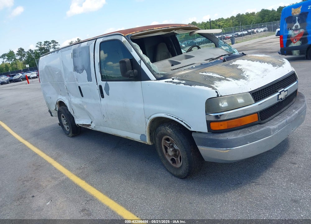 2007 CHEVROLET EXPRESS WORK VAN VIN: 1GCFG15Z171147452