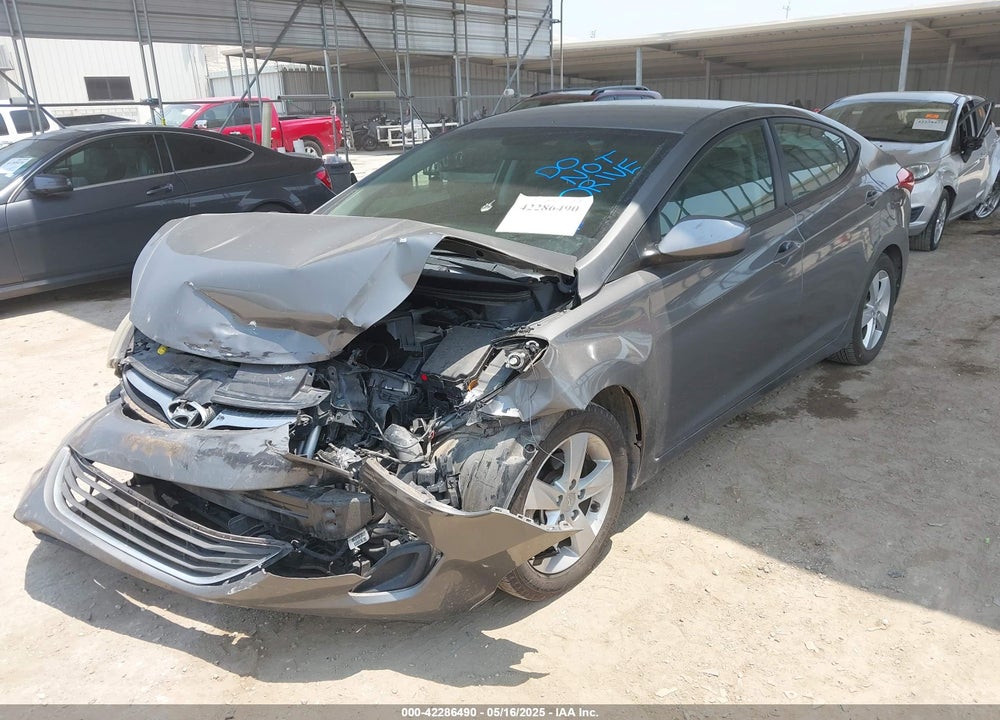 2013 HYUNDAI ELANTRA GLS VIN: 5NPDH4AE0DH373706