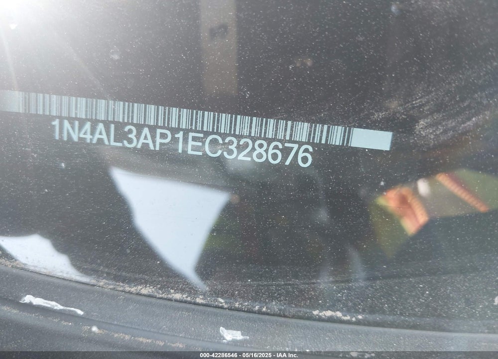 2014 NISSAN ALTIMA 2.5 SV VIN: 1N4AL3AP1EC328676