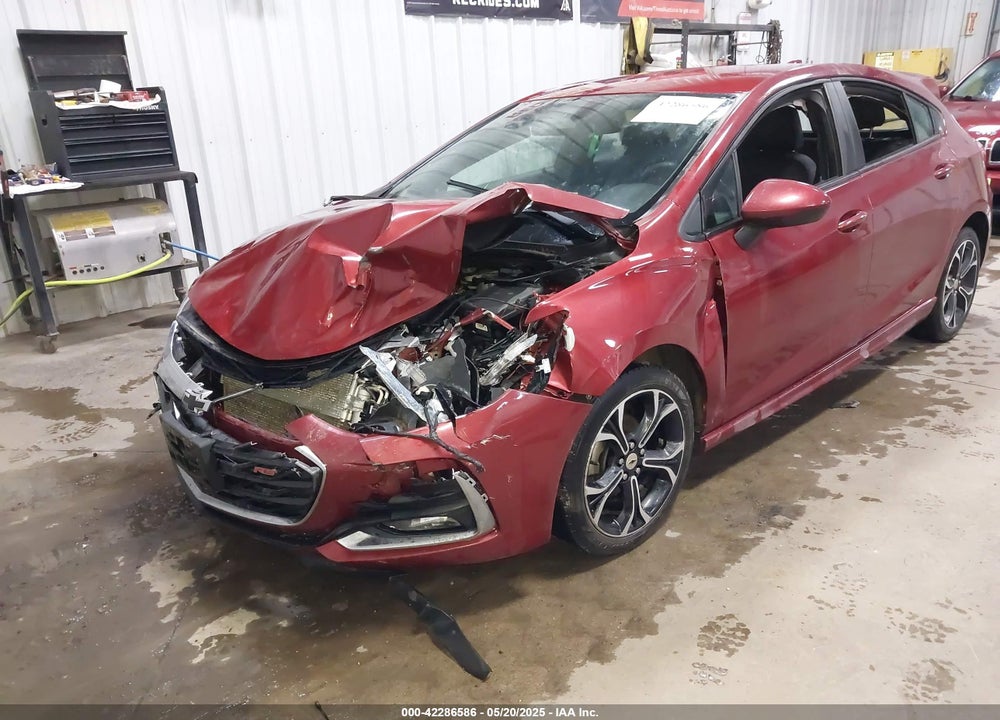 2019 CHEVROLET CRUZE LT VIN: 3G1BE6SM8KS570538