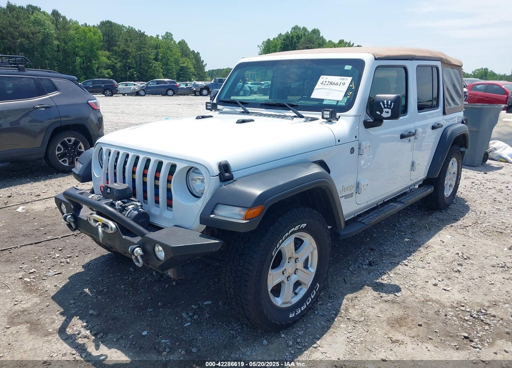 2019 JEEP WRANGLER UNLIMITED SPORT S 4X4 VIN: 1C4HJXDN2KW508341