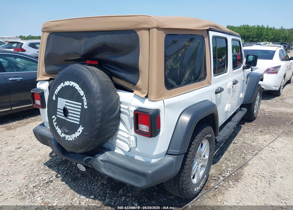 2019 JEEP WRANGLER UNLIMITED SPORT S 4X4 VIN: 1C4HJXDN2KW508341