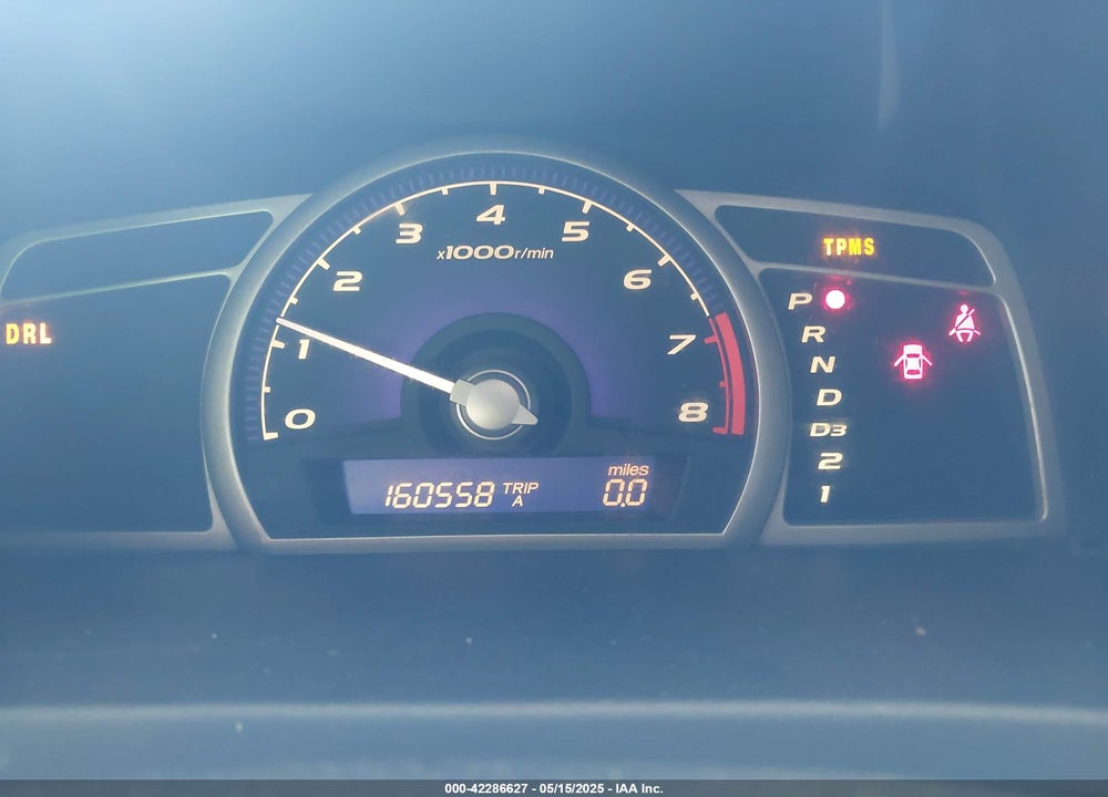2008 HONDA CIVIC VIN: 1HGFA16558L035712