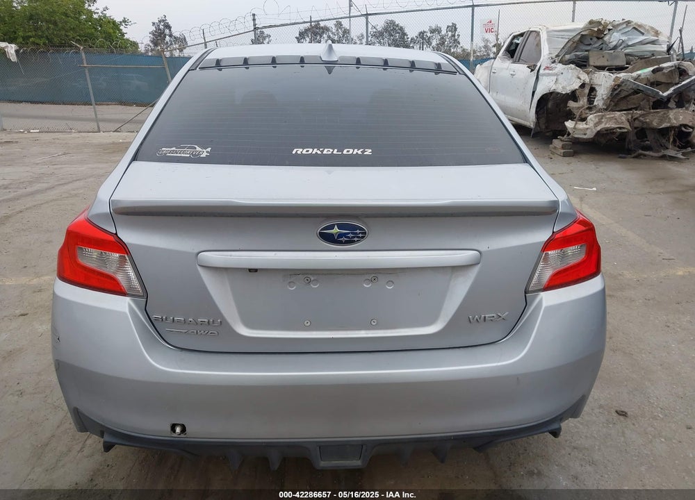 2017 SUBARU WRX PREMIUM VIN: JF1VA1E65H9839001