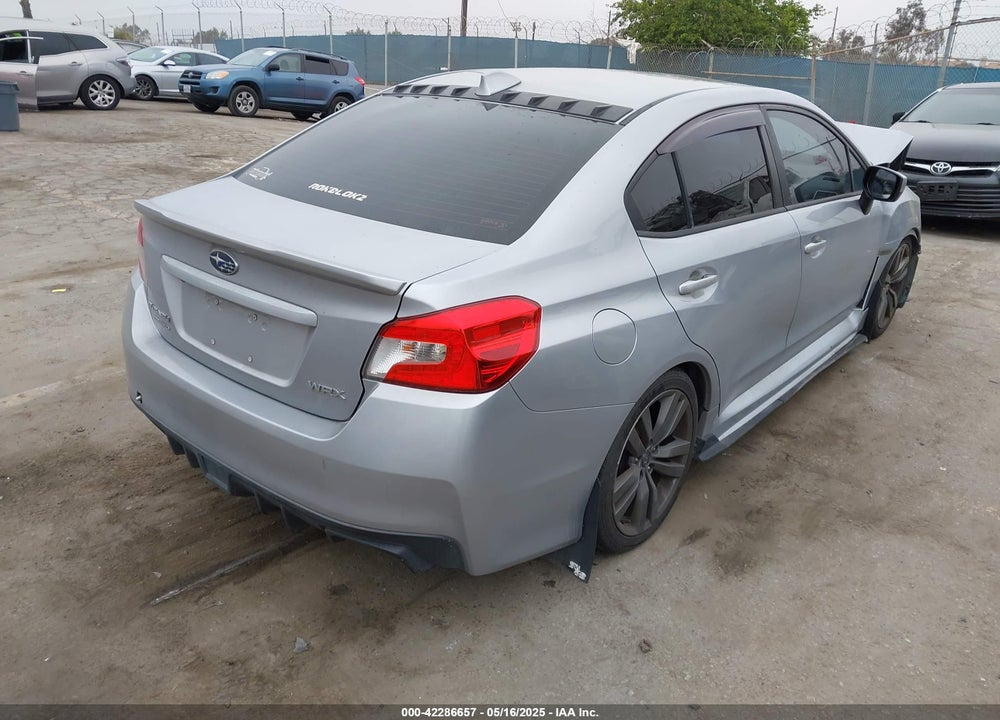 2017 SUBARU WRX PREMIUM VIN: JF1VA1E65H9839001