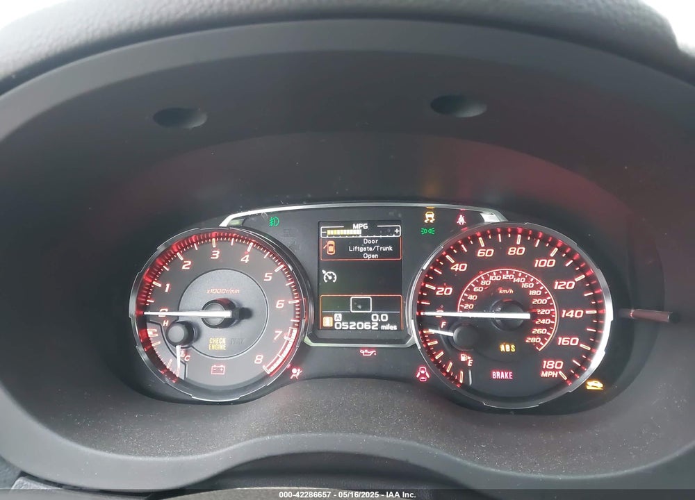 2017 SUBARU WRX PREMIUM VIN: JF1VA1E65H9839001