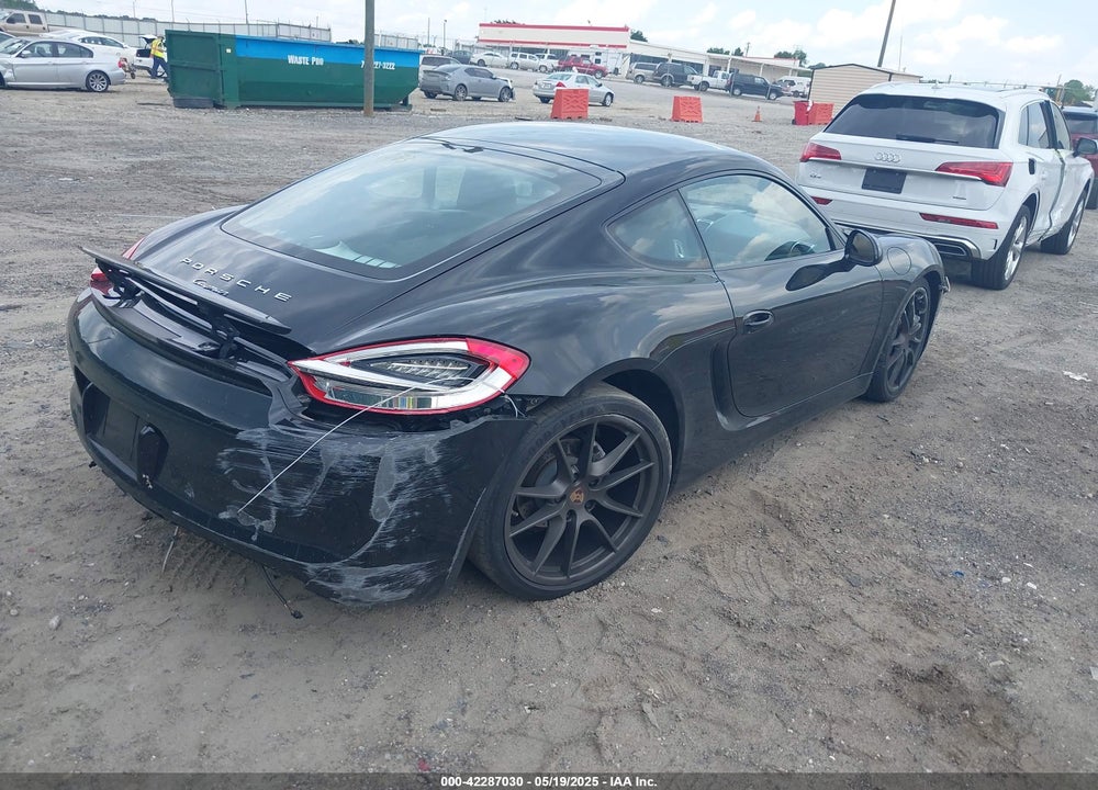 2014 PORSCHE CAYMAN VIN: WP0AA2A86EK173437