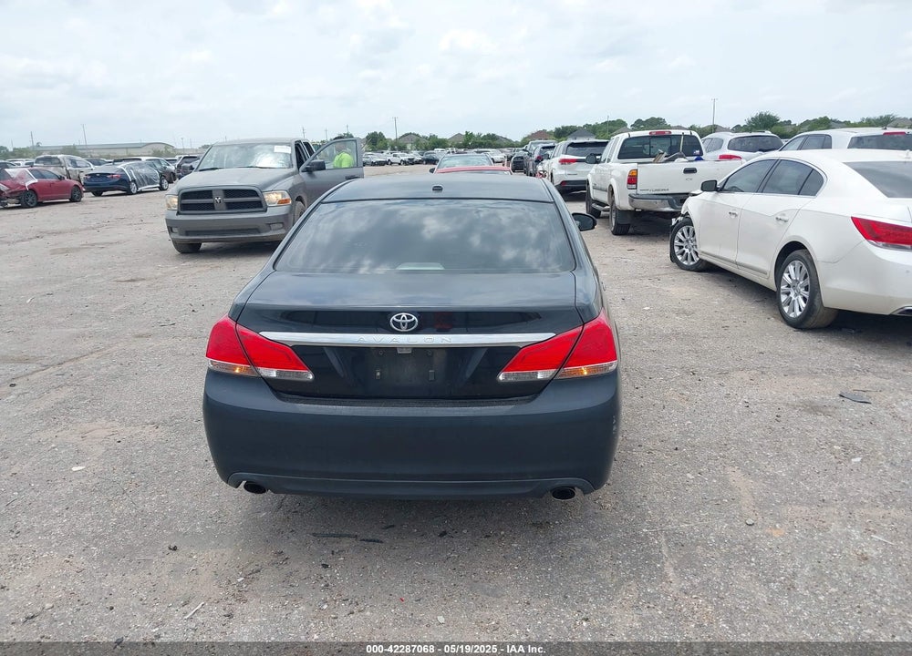 2011 TOYOTA AVALON LIMITED VIN: 4T1BK3DB2BU378800