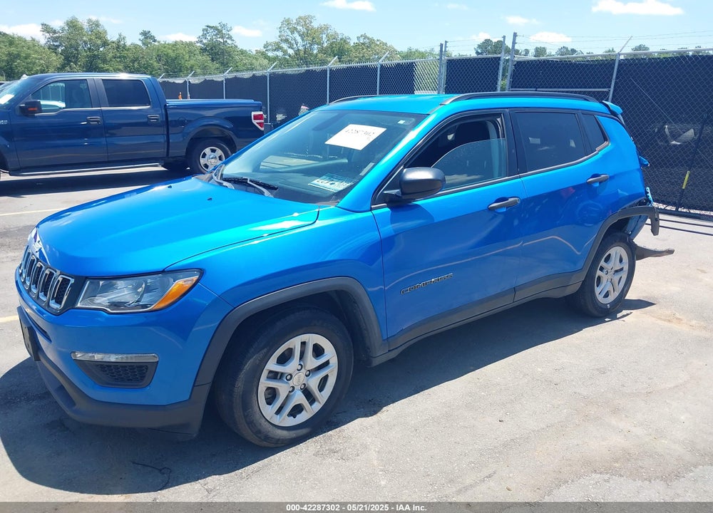 2018 JEEP COMPASS VIN: 3C4NJCAB0JT338622